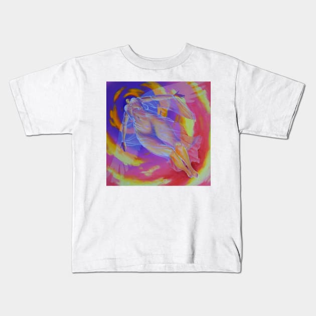 Sylph of the Air Element Kids T-Shirt by RJKpoyp